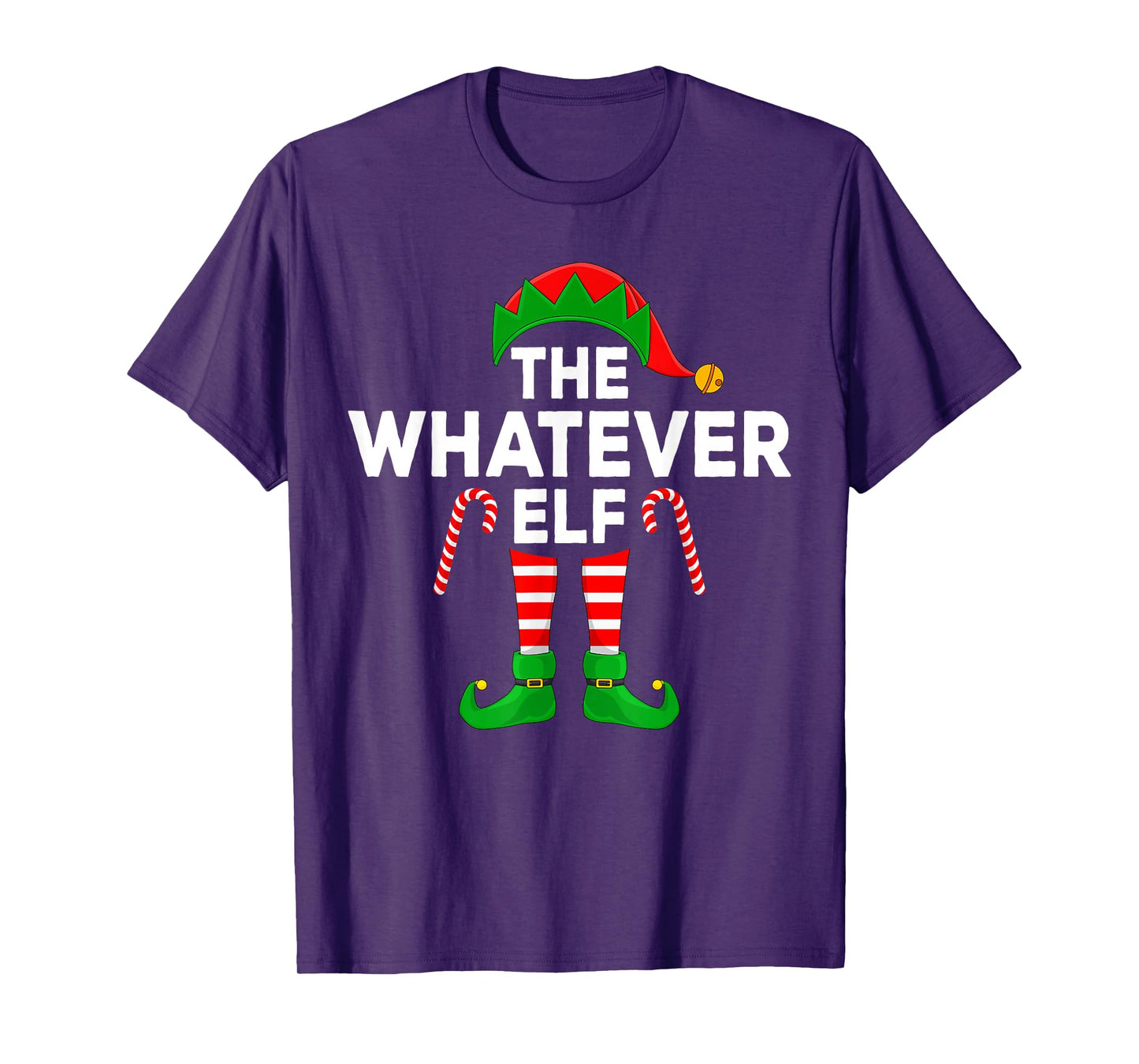 The Whatever Elf Xmas Matching Family Elf Christmas T-Shirt