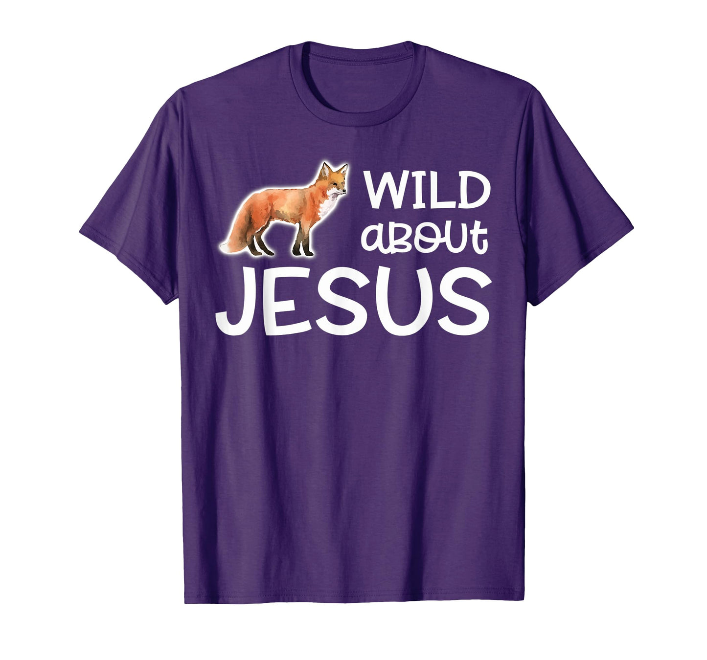Wild About Jesus Shirt VBS Sunday School Teacher Pastor Fox Men Women Kids T-Shirt