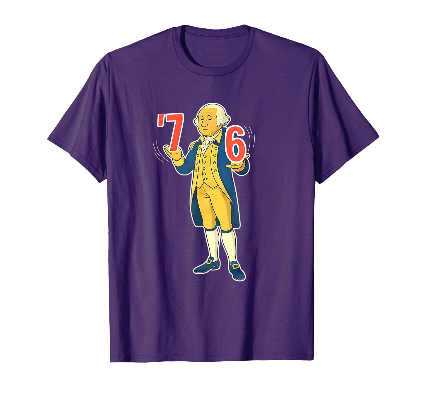 6-7 7-6 George Washington Shirt Six Seven American Design T-Shirt