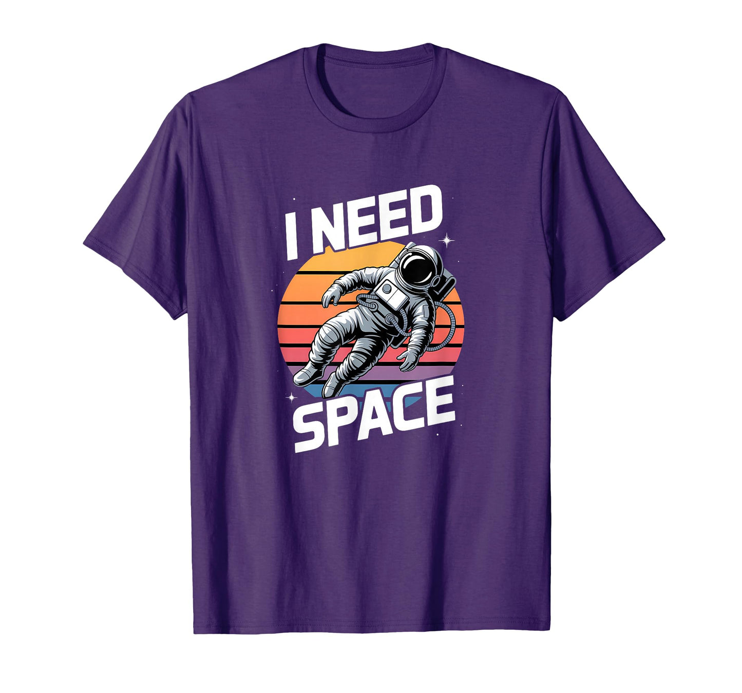 Vintage Space Clothing for Introverts - I Need Space T-Shirt