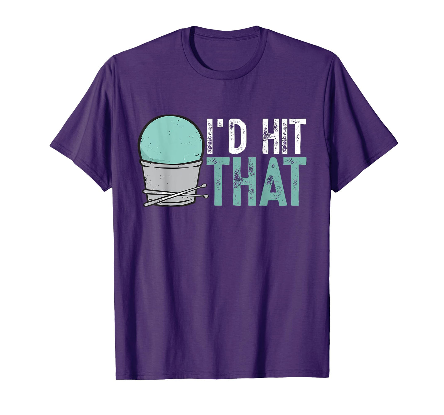 I'd Hit That Gym Fitness Class Workout Cardio Drumming T-Shirt