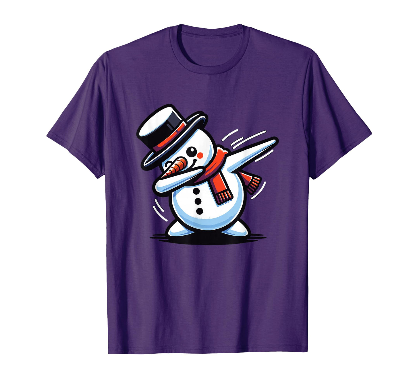 Dabbing Christmas Snowman Dab Christmas T-Shirt