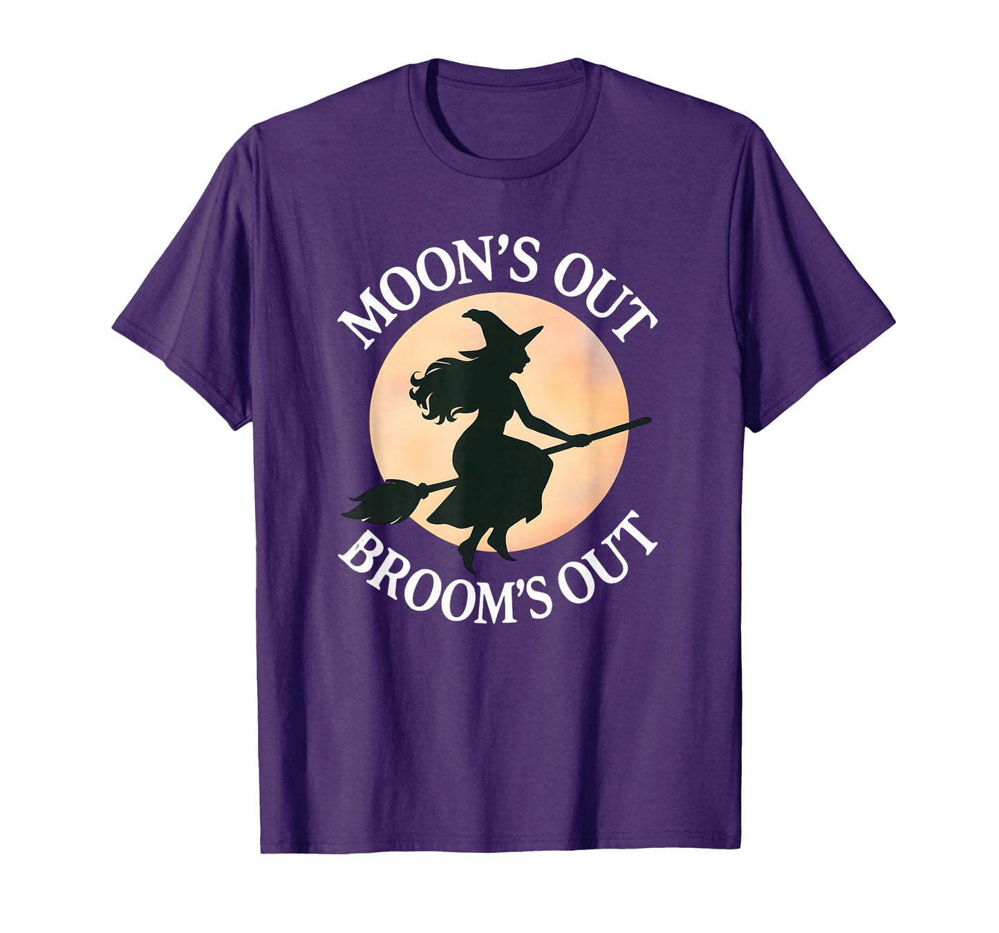 Halloween, Funny Witch Pun, Moon's Out Broom's Out T-Shirt