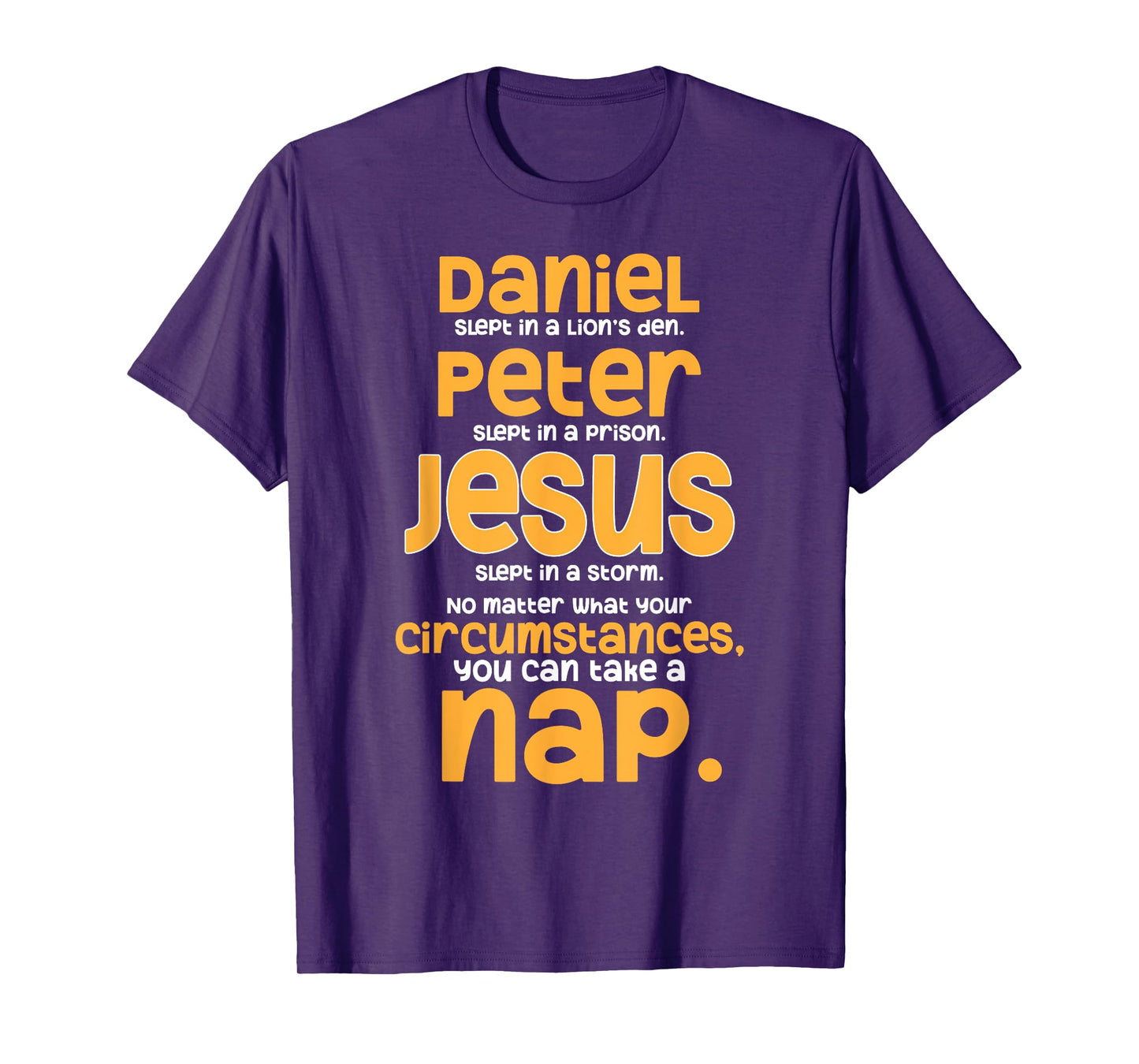 Funny for Men or Women Bible Verse Unisex Christian Sayings T-Shirt