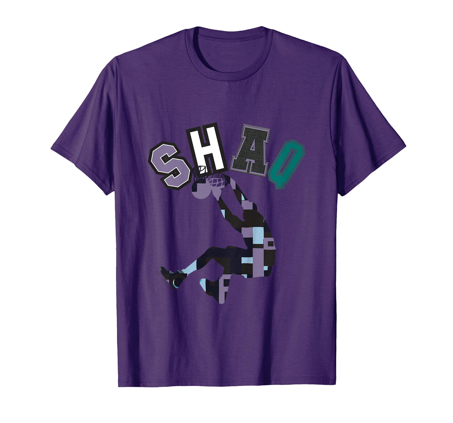 Shaquille O’Neal Kids Retro Vintage Dunk Collage T-Shirt