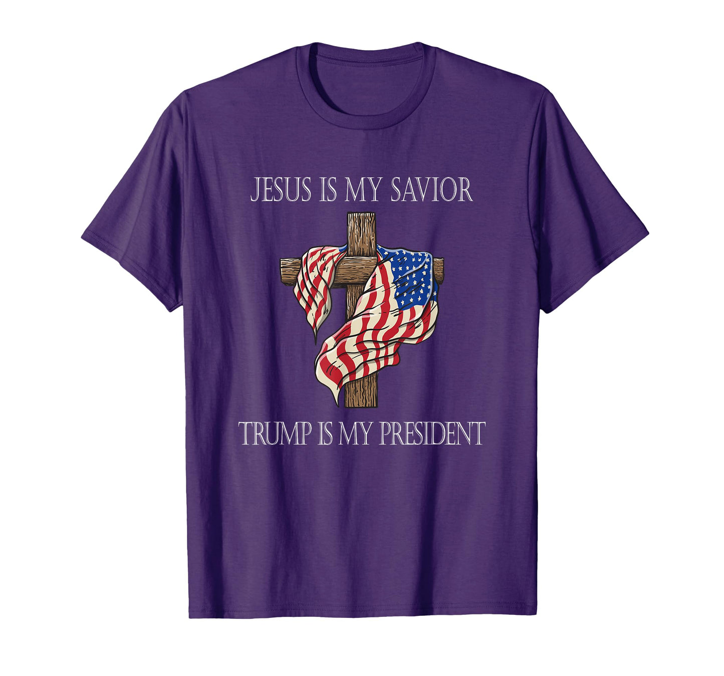 Jesus Is My Savior Trump Is My President 2024 T-Shirt