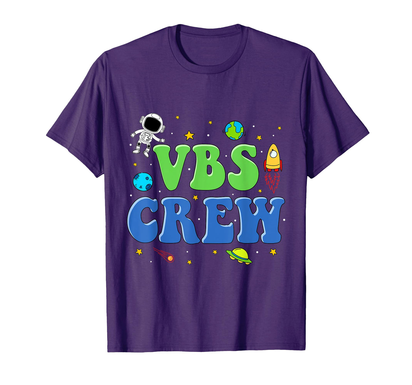 VBS Crew Vacation Bible School Space Astronaut Kids 2023 T-Shirt