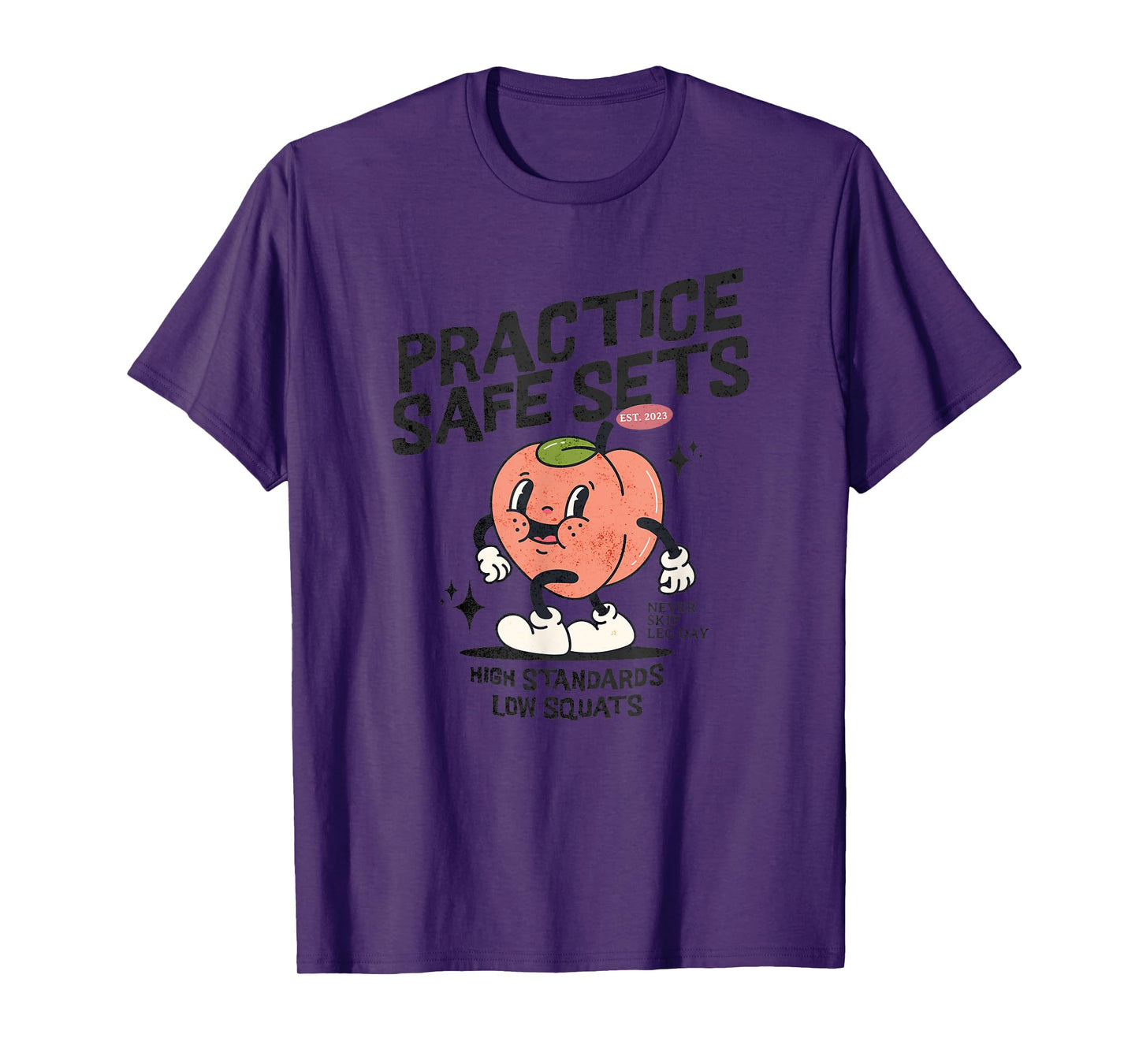 Practice Safe Sets Funny Gym and Fitness Gym Lover T-Shirt