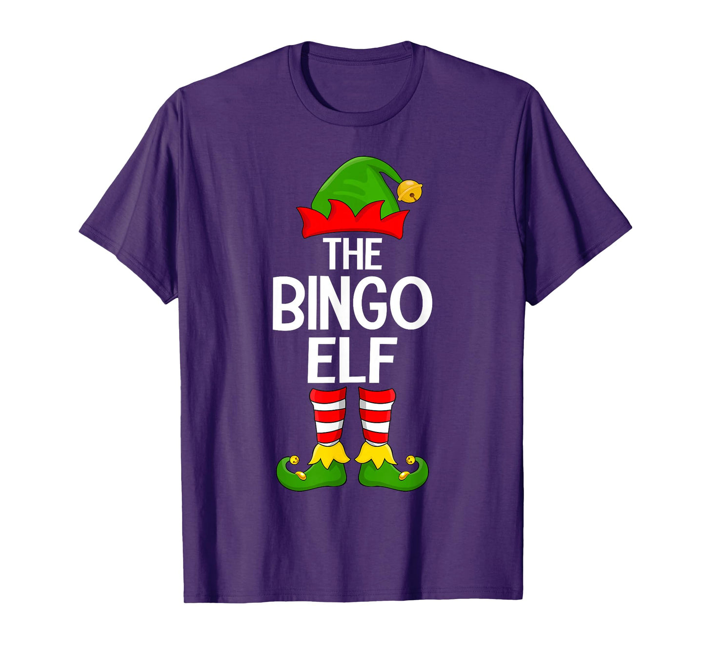 Bingo Elf Xmas Matching Family Elf Squad Christmas T-Shirt