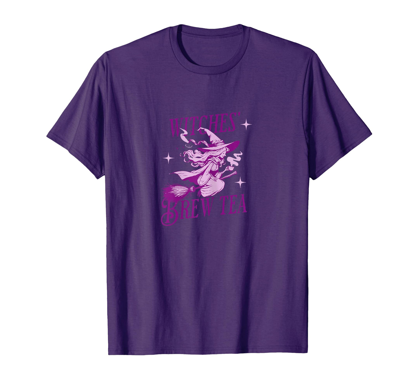 Halloween - Witches Brew Tea Flying Witch T-Shirt