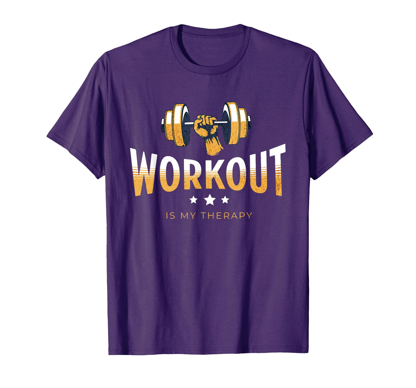 Gym Mode On - Workout Is My Therapy T-Shirt