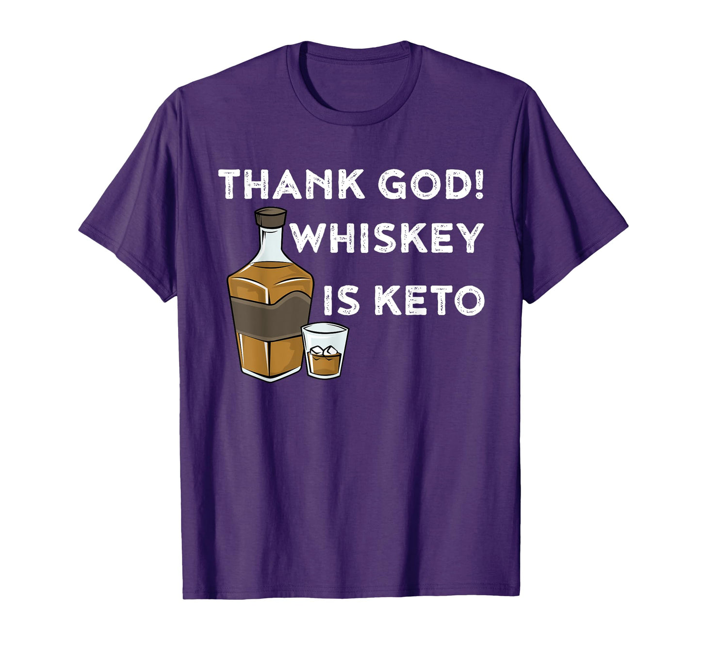 Whiskey is Keto TShirt | Funny Keto Diet Shirt T-Shirt