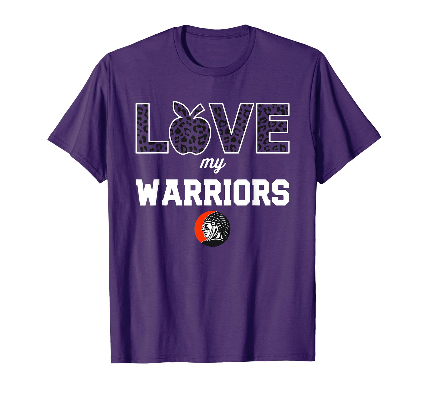 Wesclin Warriors Logo Love My Team HS T-Shirt