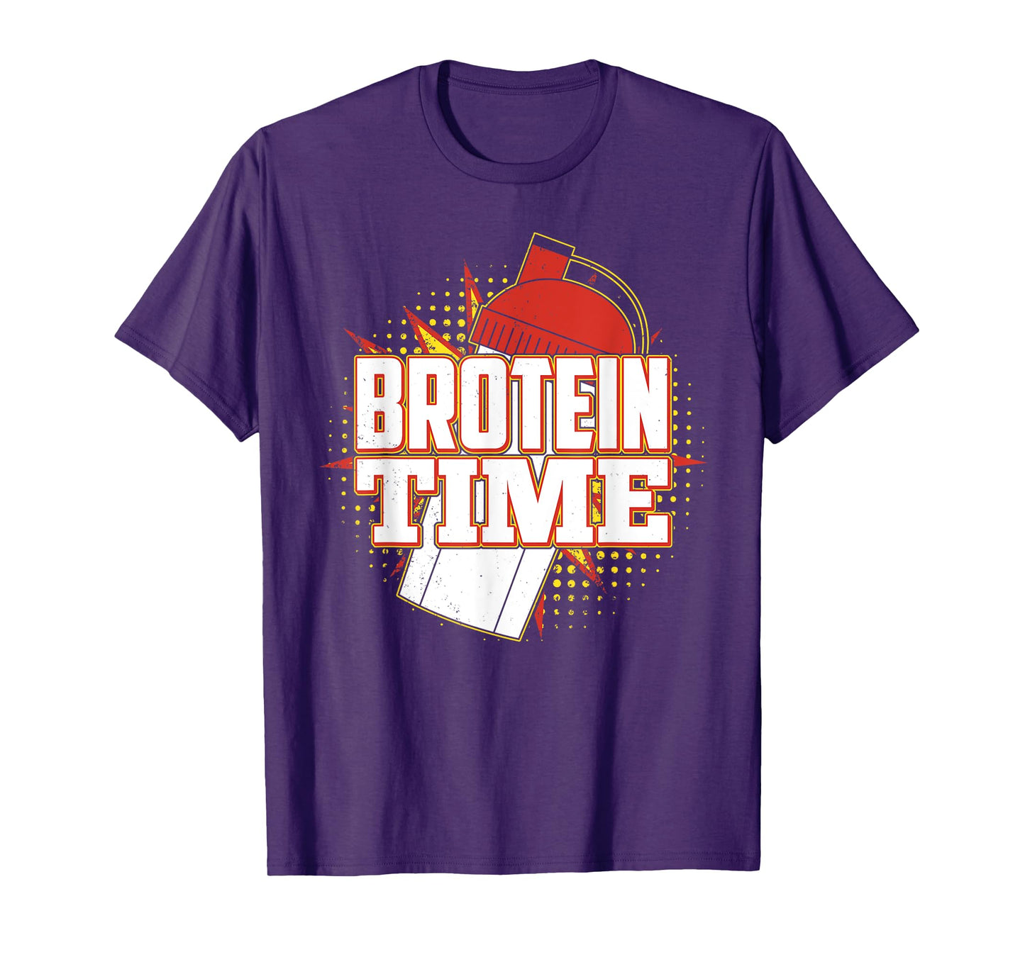 Brotein Time Shirt Funny Work Out, Cross Train Fitness Shirt
