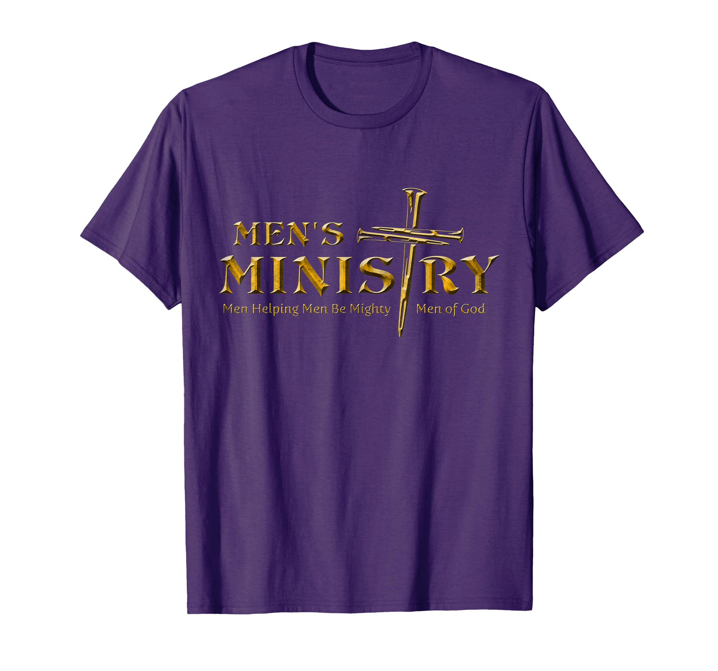 Men's Ministry, Men Helping Men, Iron Sharpens Men Of God T-Shirt