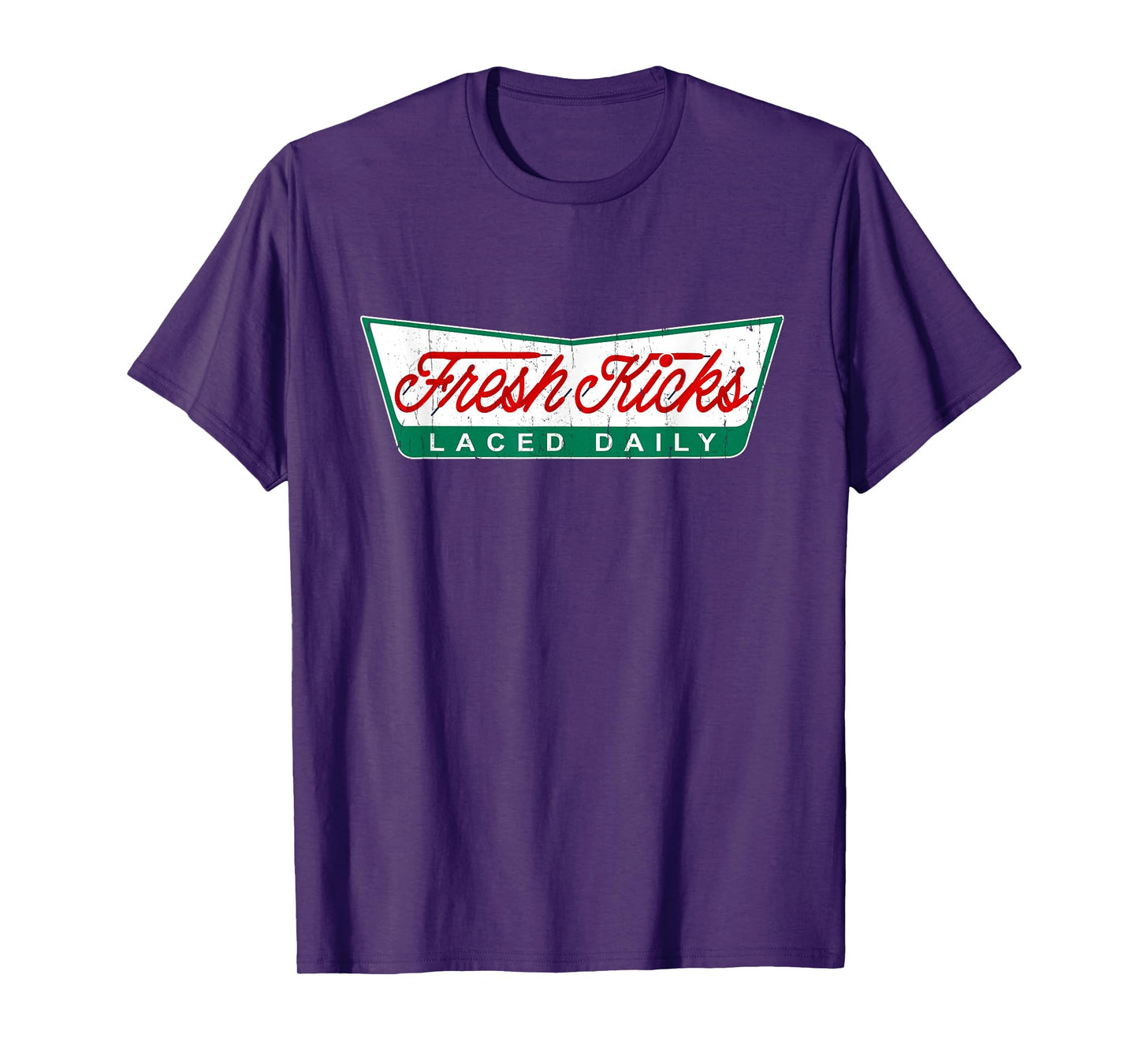 Sneaker Sauce Apparel Fresh Kicks Laced Daily Unisex-Adults Black Short Sleeve T-Shirt S