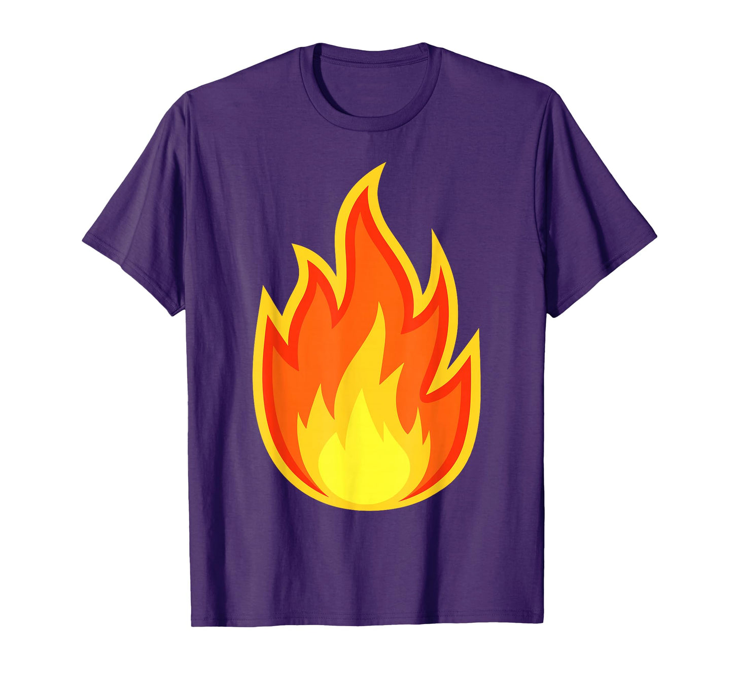 Fire Flame Shirt Adult Kids Men Women Fire Flame Costume T-Shirt
