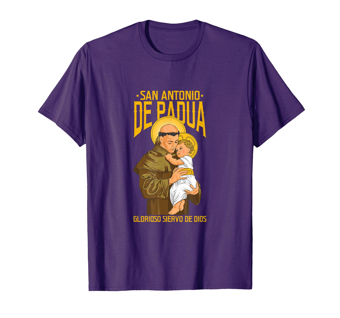 San Antonio de Padua. Glorioso Siervo de Dios T-Shirt