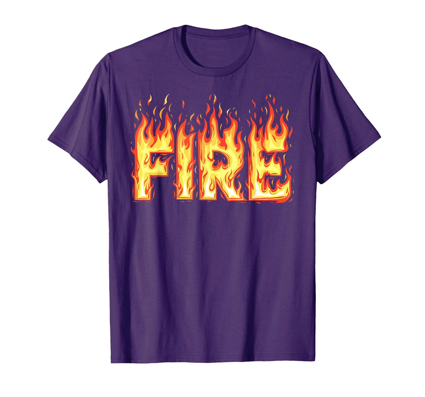 Fire Flame Shirt Adult Kids Men Women Fire And Ice Costume T-Shirt