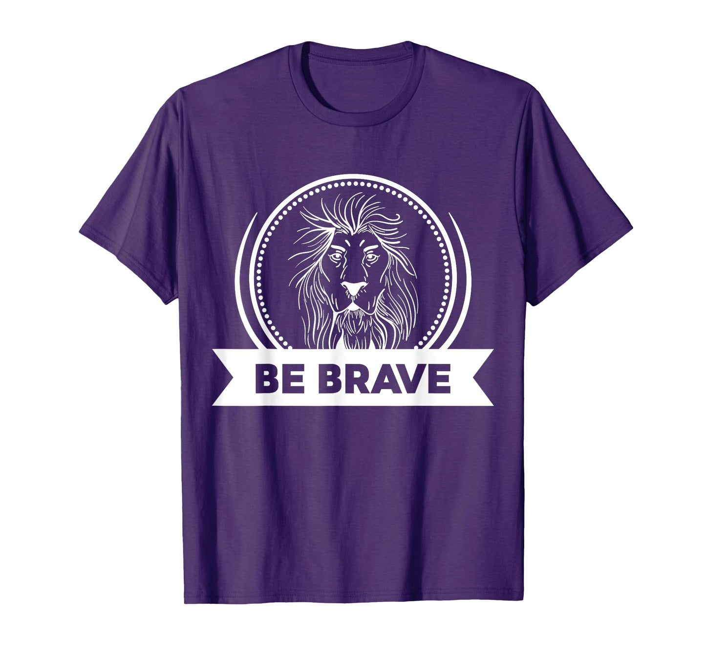 Be Brave White Lion T-Shirt