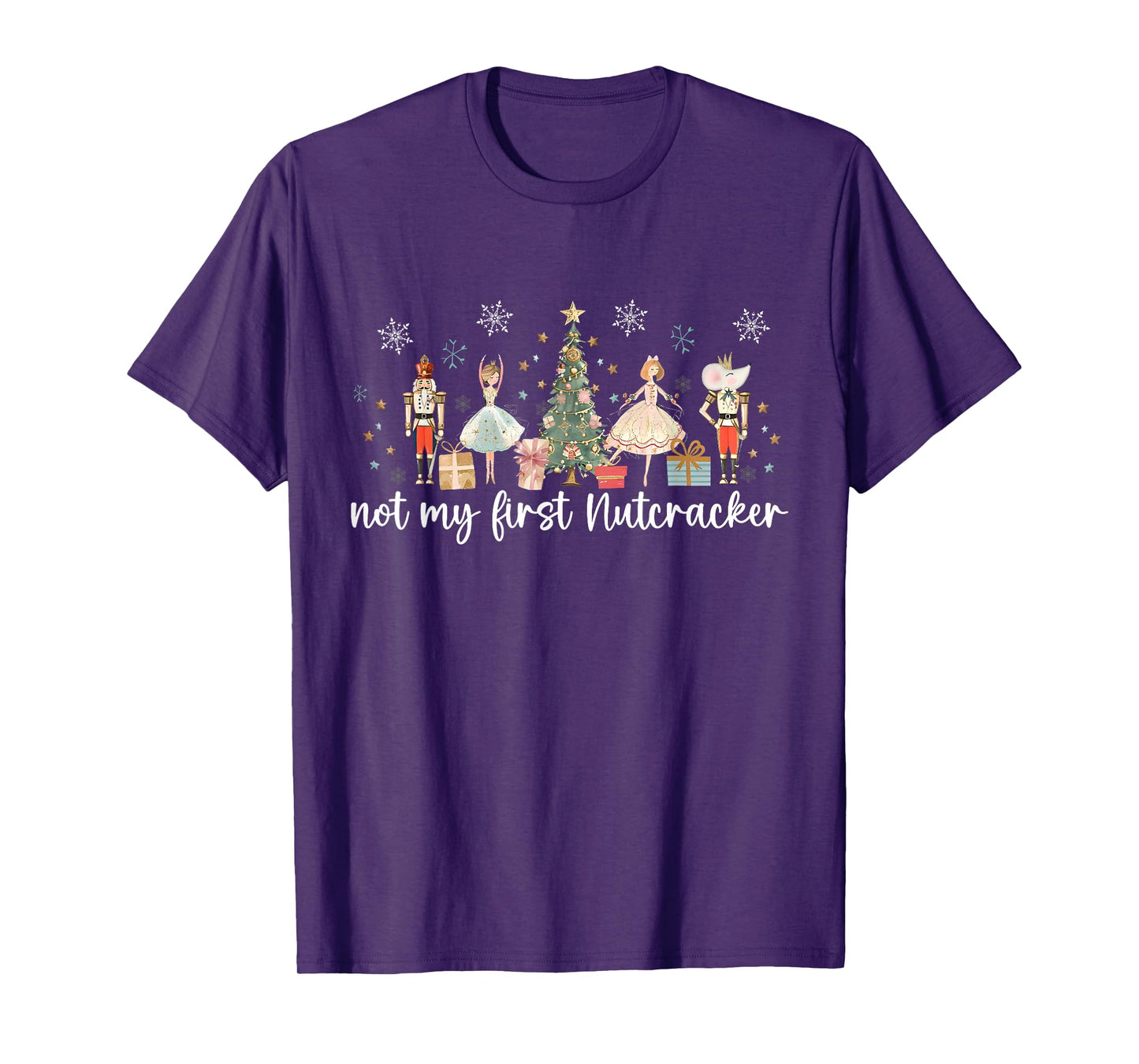 Vintage Retro Not My First Nutcracker Sugar Fairy Plum Xmas T-Shirt