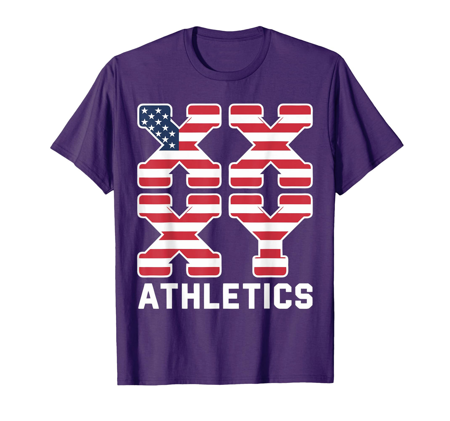 Gender Genetic American Flag XX XY Athletics T-Shirt