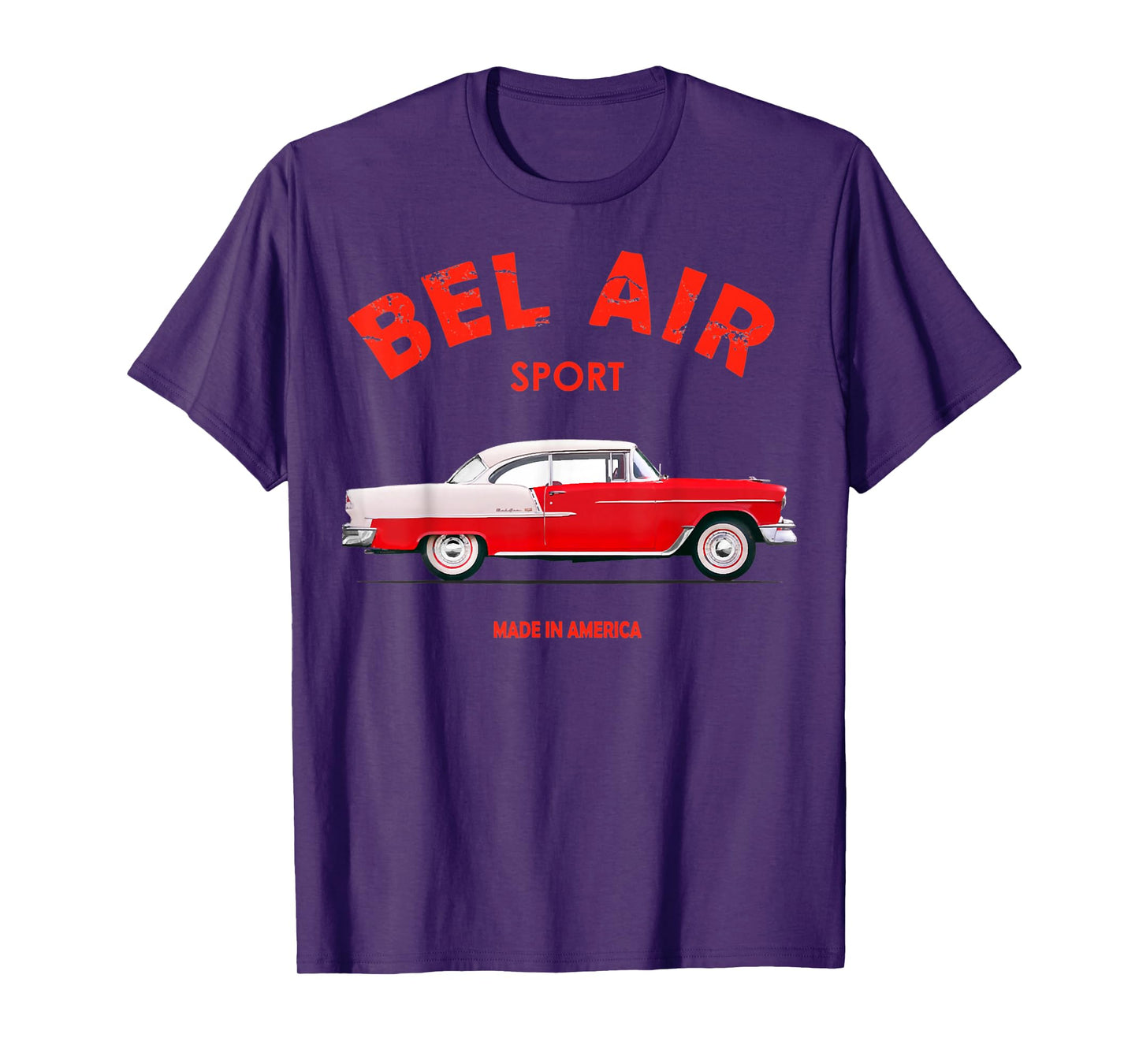 1955 55 chevys bel air sport classic vintage muscle car T-Shirt