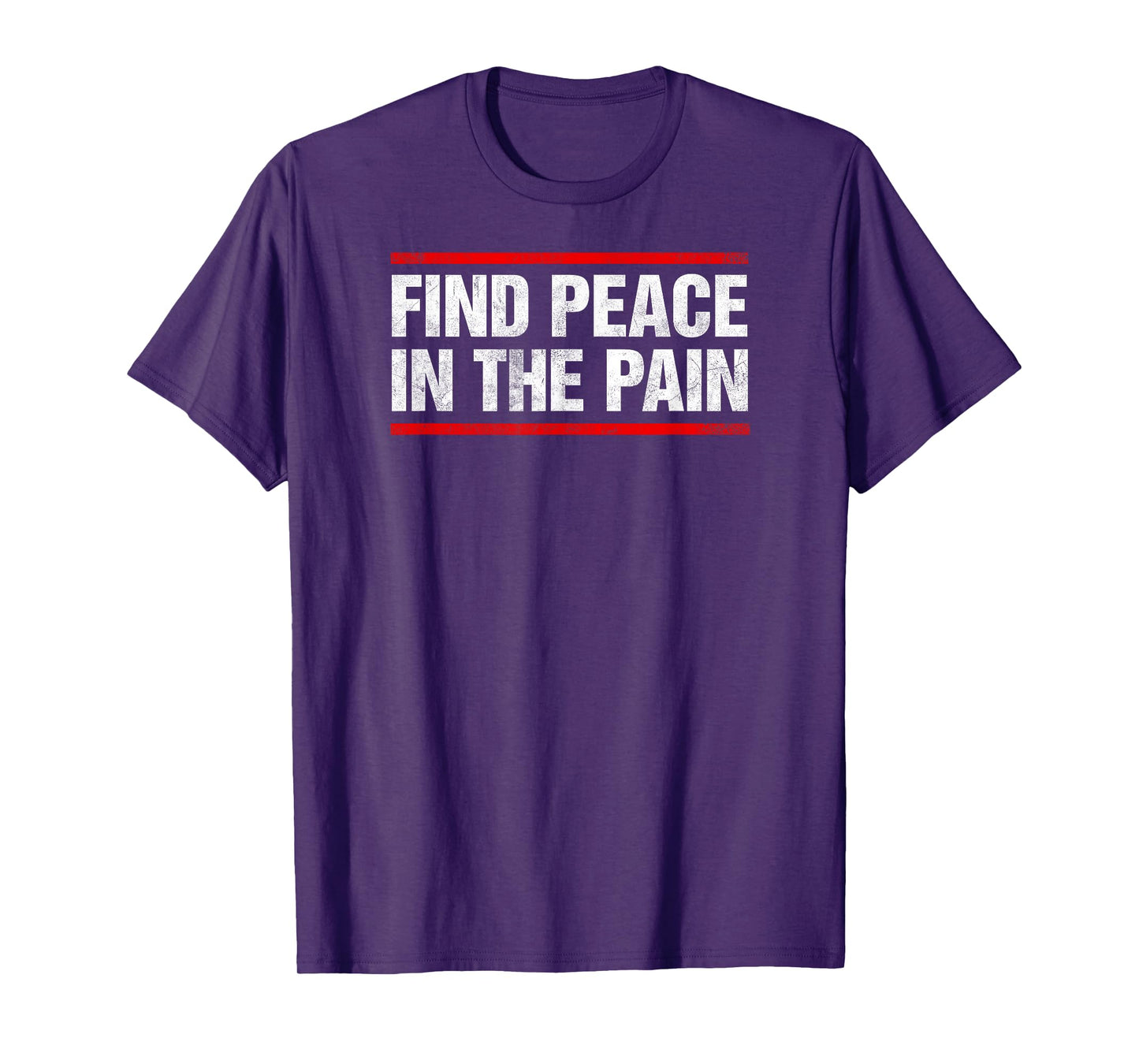 Find Peace In The Pain Vintage Distressed T-Shirt