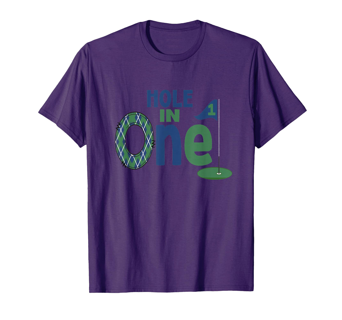 Golf Birthday Shirt 1st Birthday Hole In One Boys Girls T-Shirt