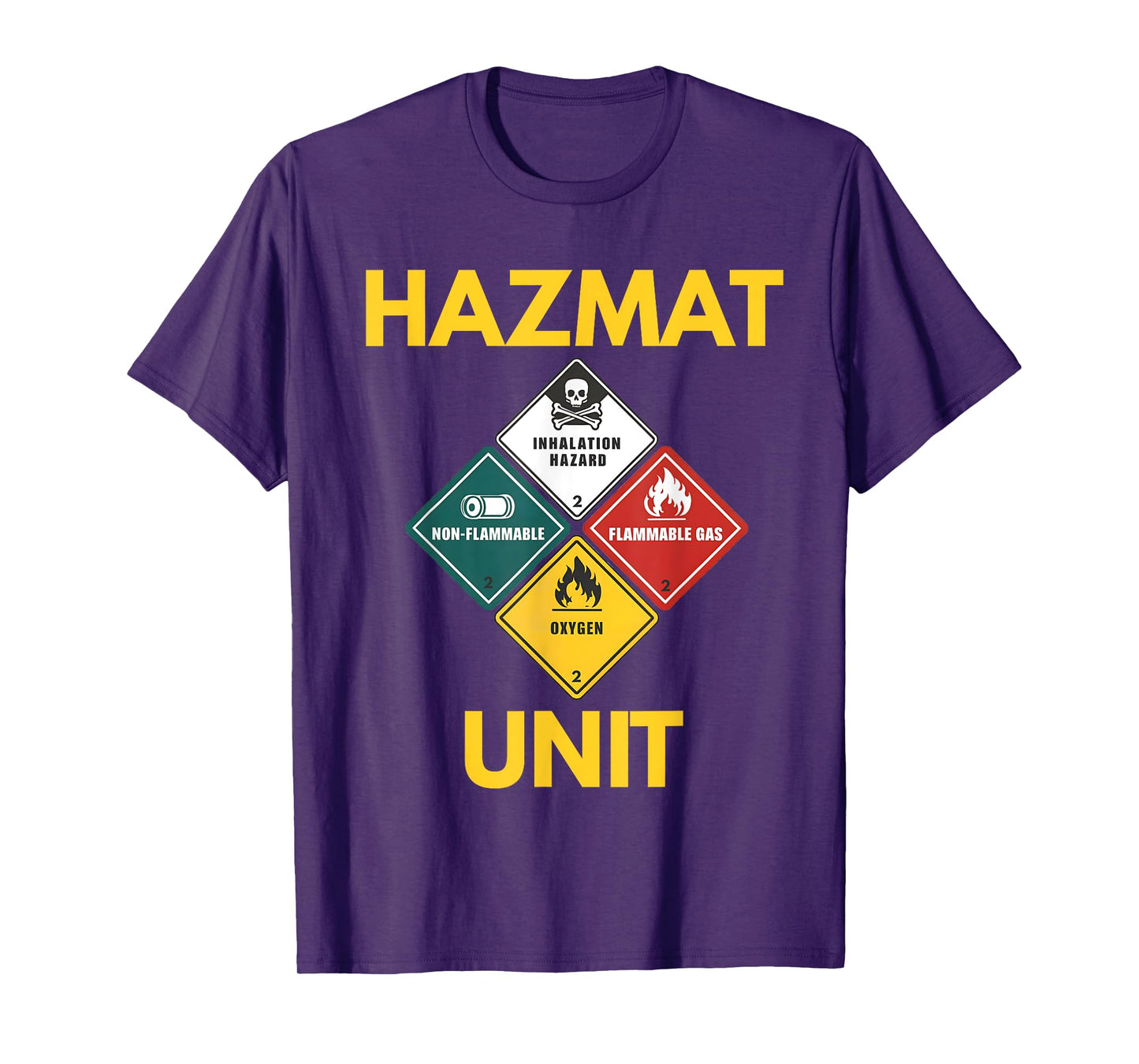 Hazmat Unit Suit Costume Cosplay Halloween Kids Birthday T-Shirt