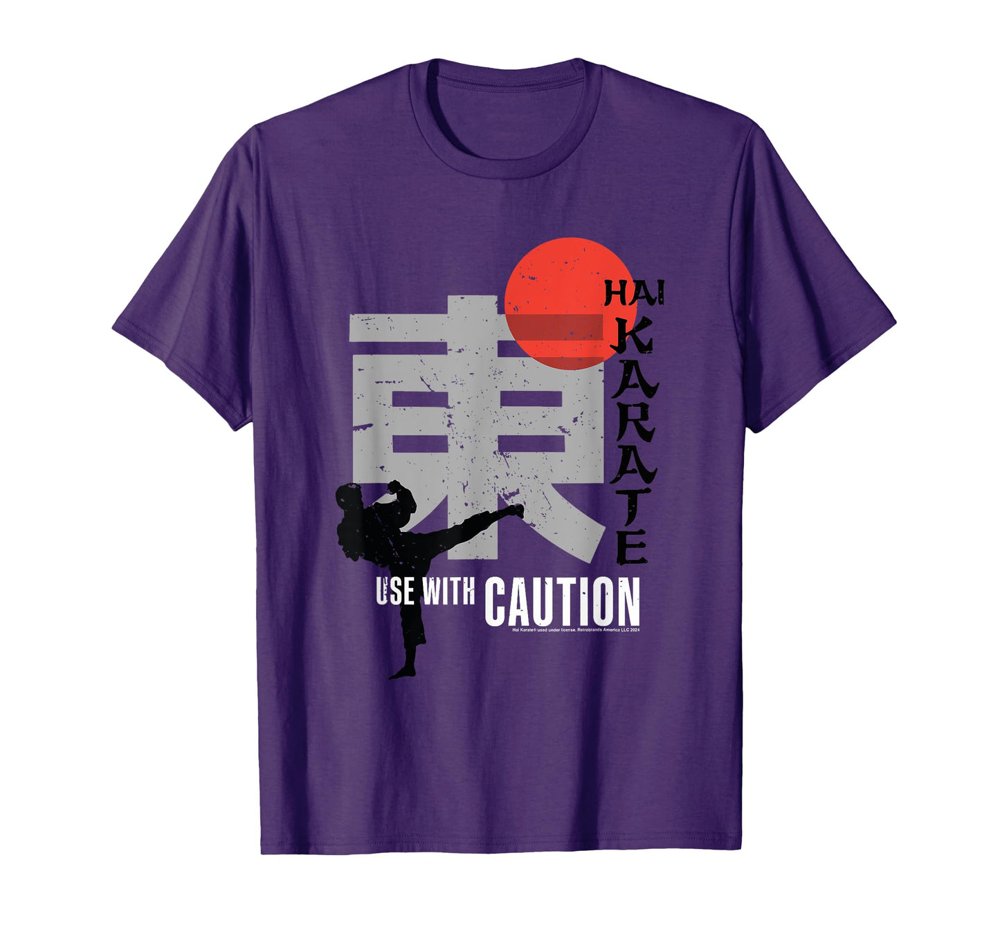 Hai Karate Use With Caution Retro Aftershave T-Shirt