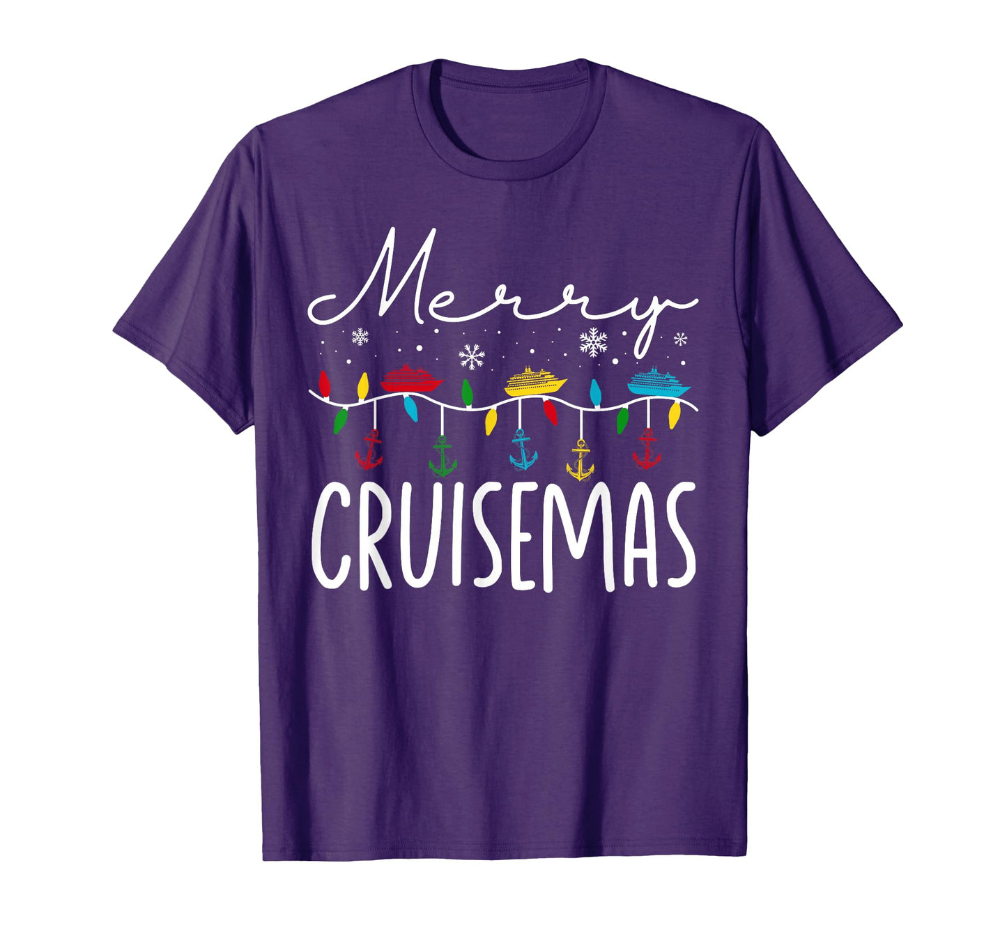 Merry Cruisemas Christmas Family Cruisin Funny Cruise Lover T-Shirt