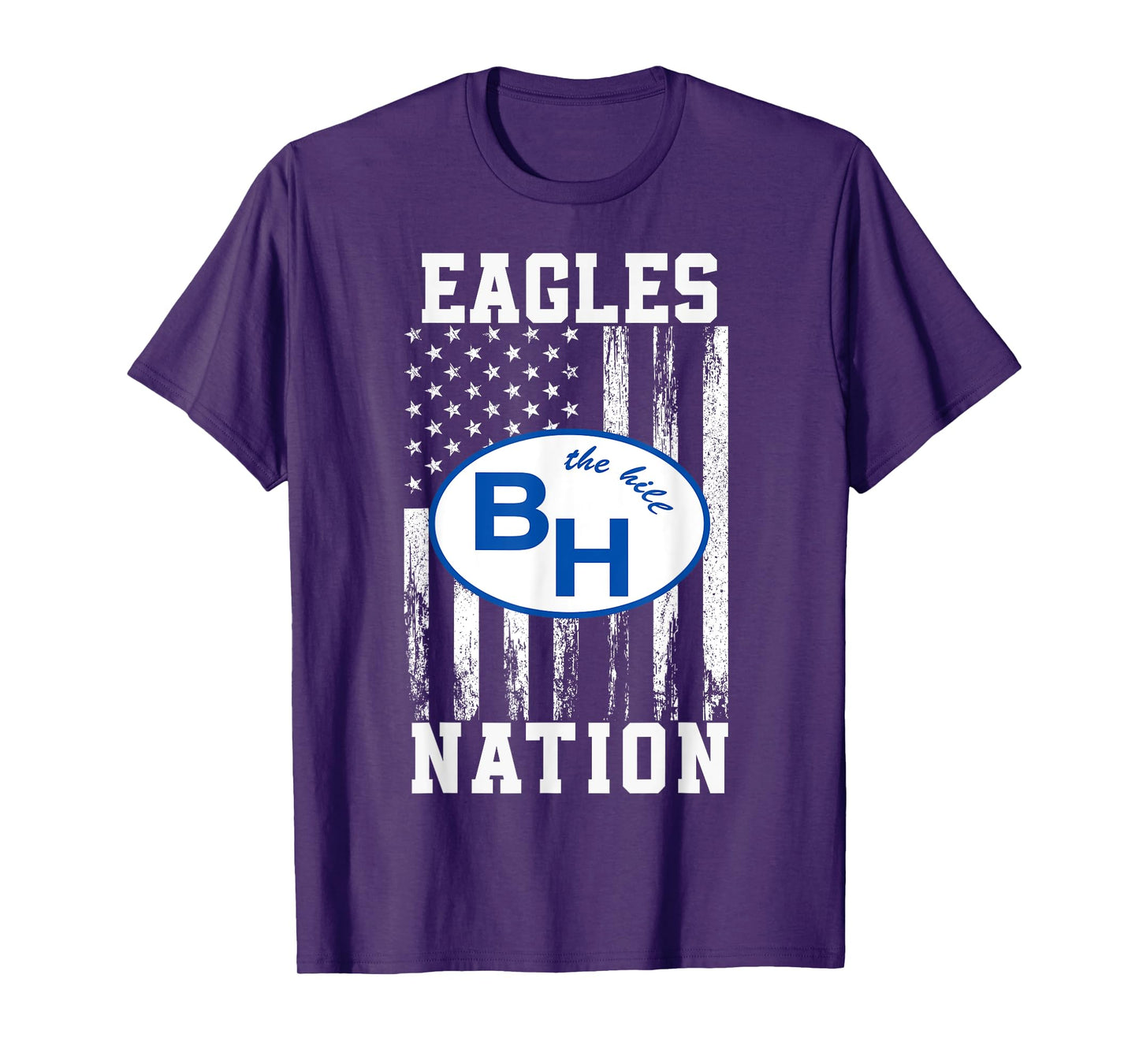 Barbers Hill Eagles Logo Nation HS T-Shirt