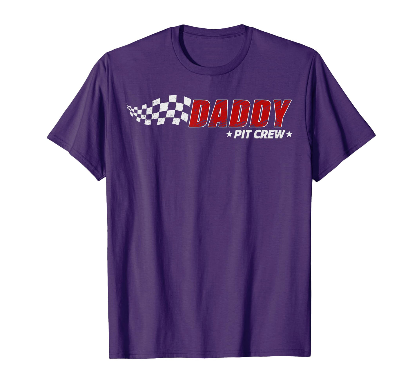 Daddy Pit Crew Race Car Birthday Family Matching Pit Crew T-Shirt