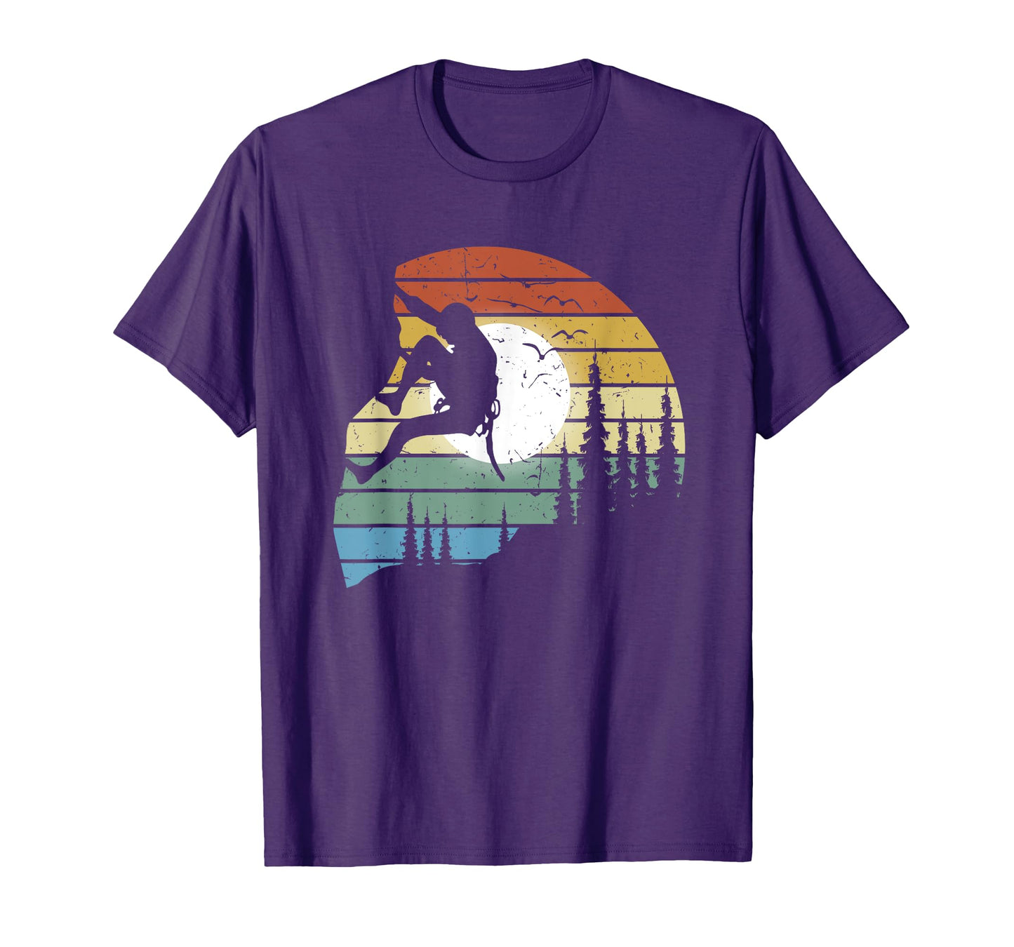 Vintage Climbing Bouldering Rock Climber Climbing T-Shirt