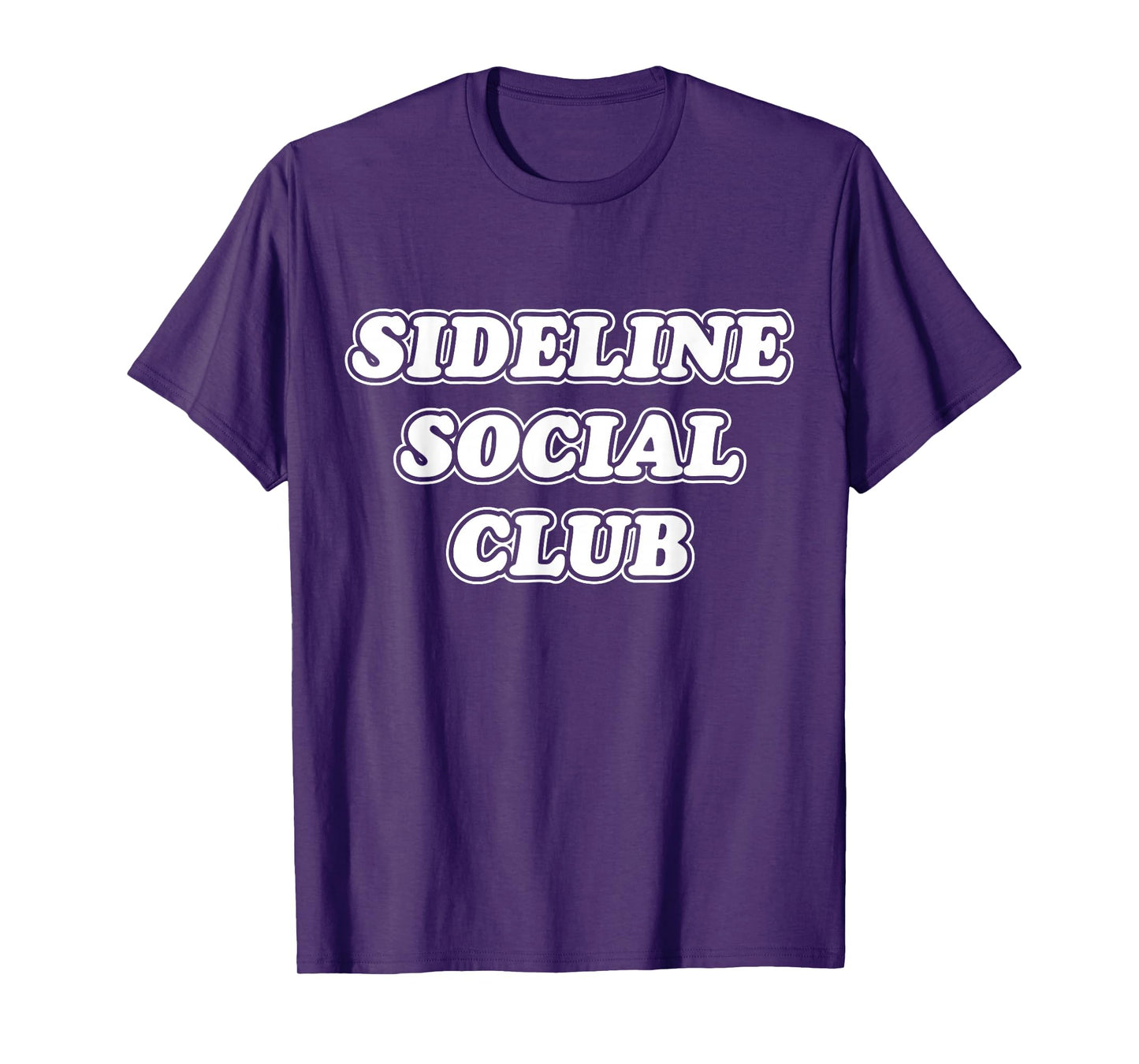 Funny Sideline Social Club Matching Sports T-Shirt