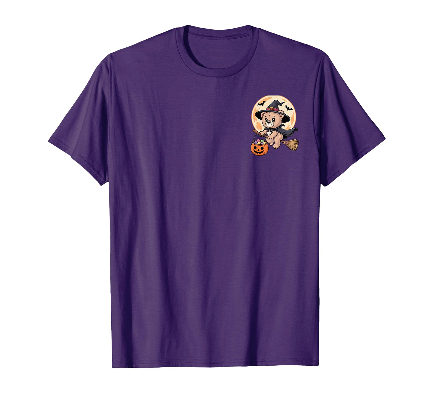 Cute Witchy Bear Halloween Style for Kids and Bear Lovers T-Shirt