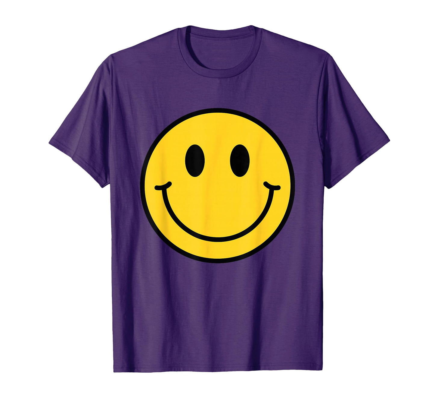 70s Yellow Smile Face Shirt Cute Happy Peace Smiling Face T-Shirt