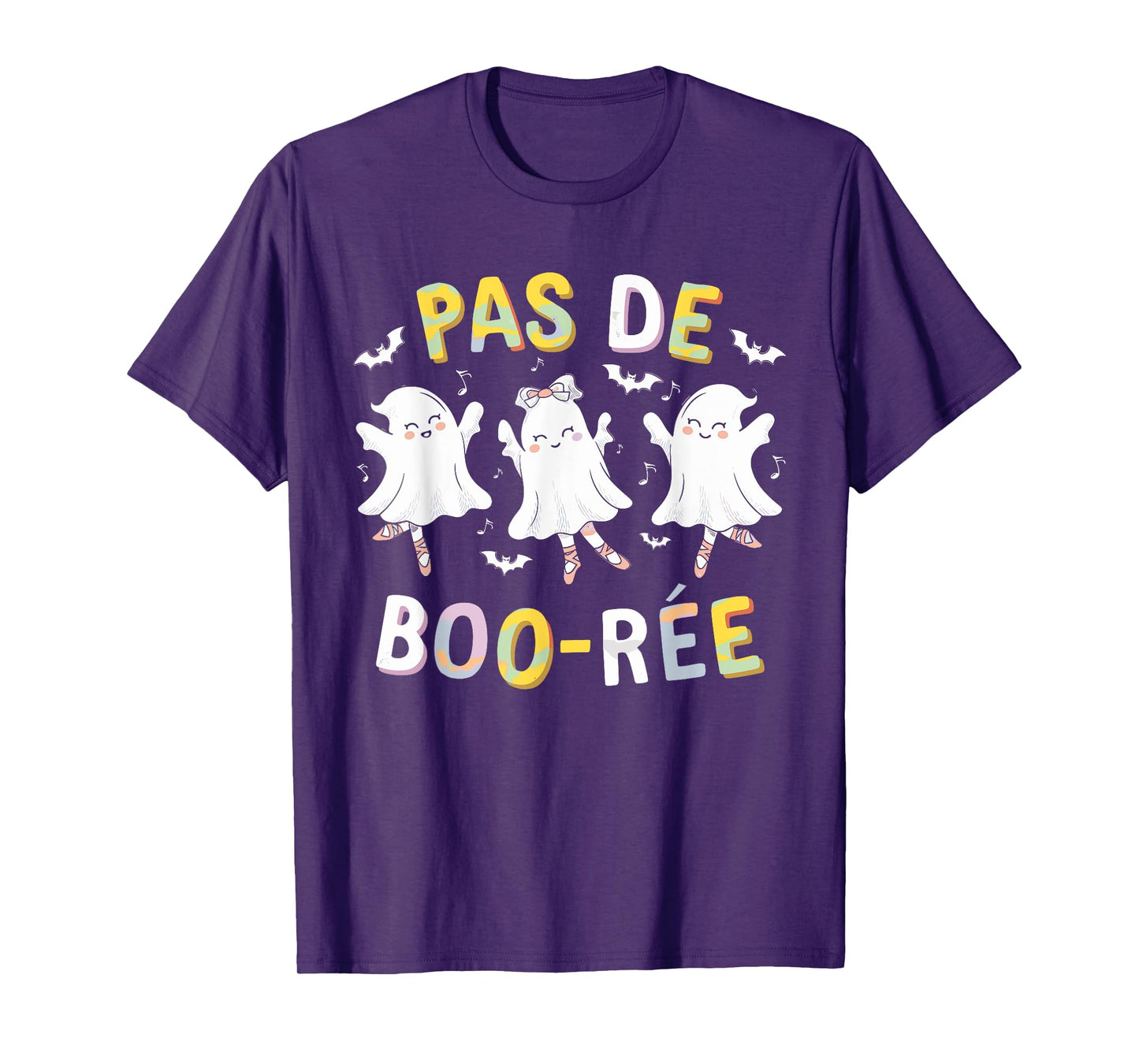 Pas de BOO-rée Ghost Ballet Dancer Halloween Dance Teacher T-Shirt