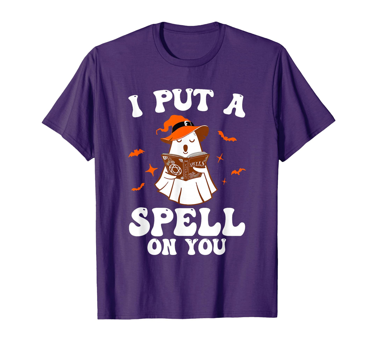 I Put A Spell On You Halloween Ghost T-Shirt