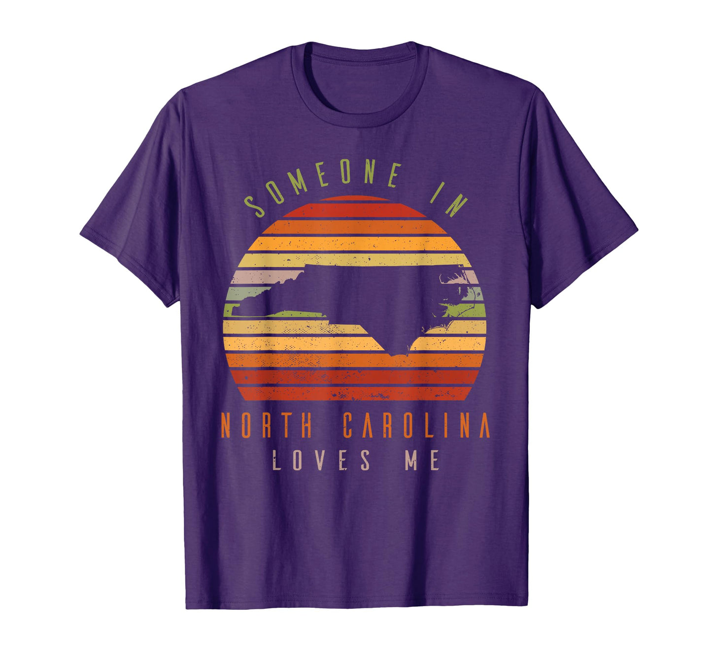 Someone In North Carolina Loves Me Vintage State Retro T-Shirt