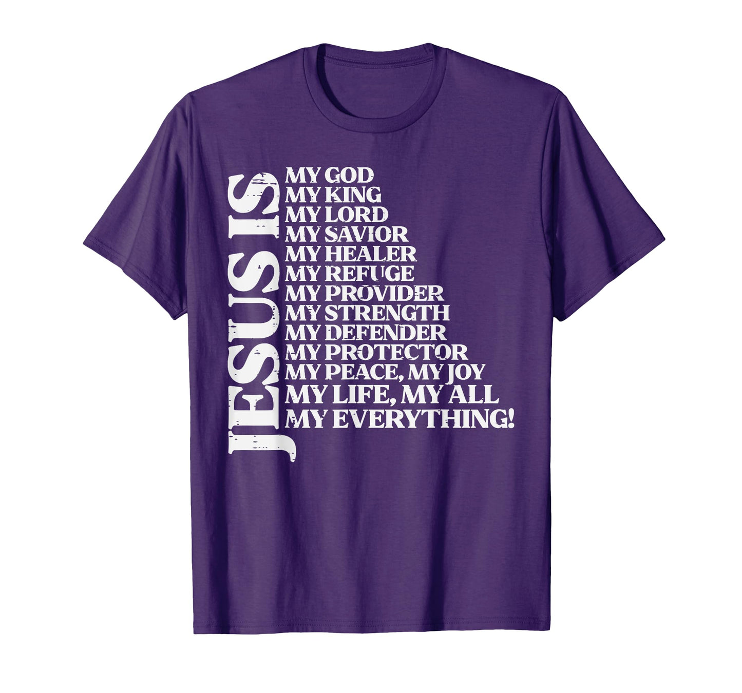 Jesus My God King Lord Religious Christian Men Women Kids T-Shirt