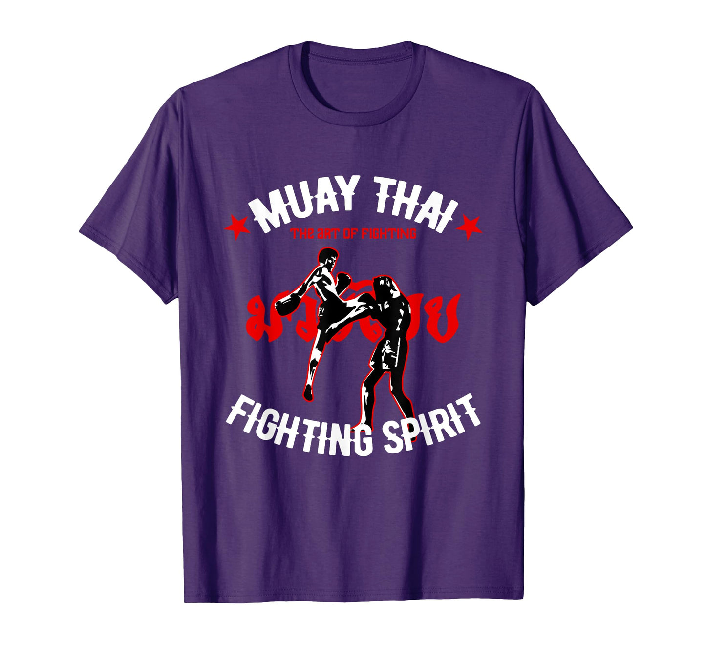 Muay Thai Art of Combat Kickboxing Retro MMA Fitness Studi T-Shirt