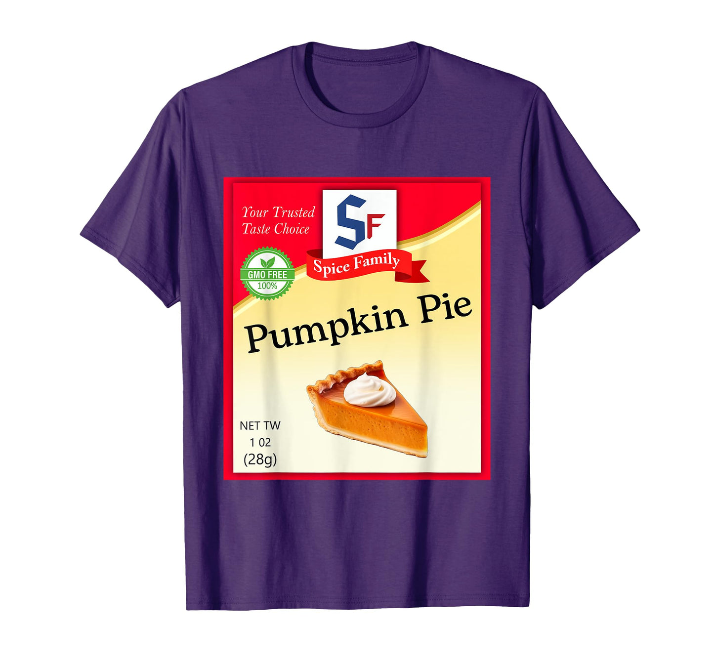 Pumpkin Pie Condiment Costume Holiday Spice Costumes T-Shirt