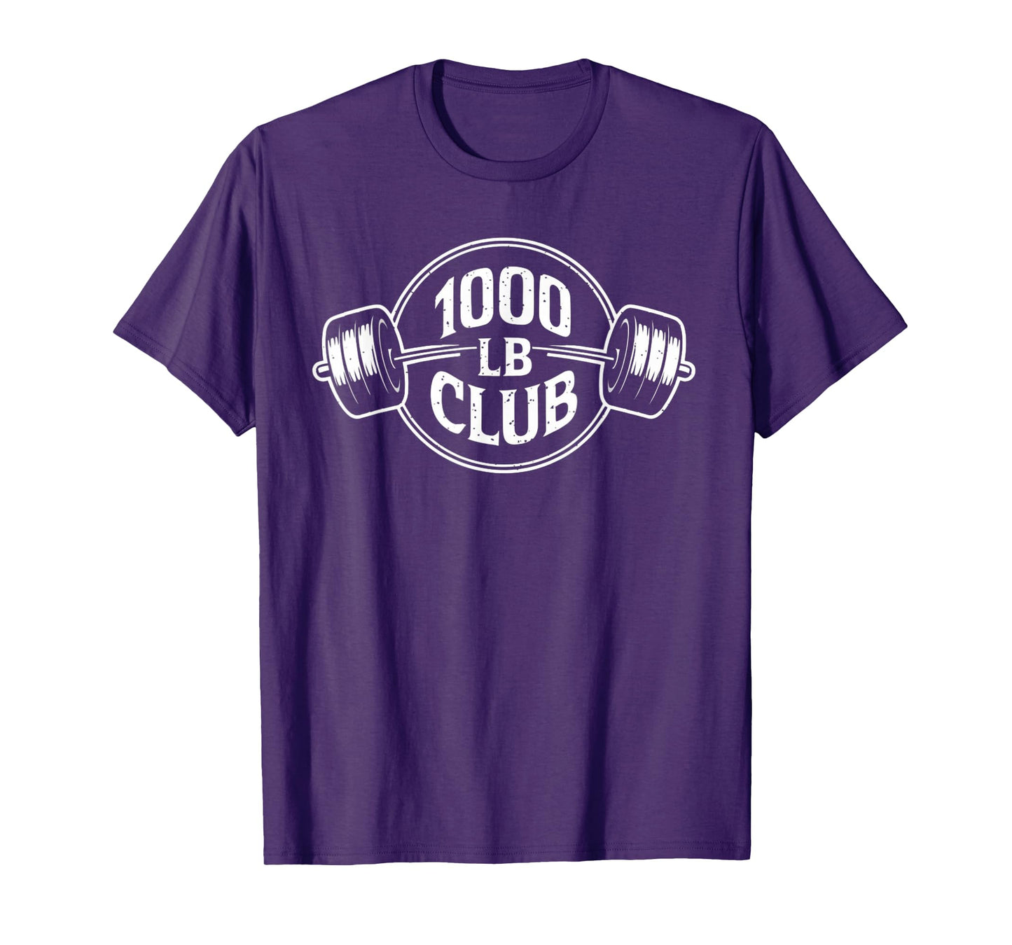 1000 LB Pound Club Strong Gym Weightlifting and Powerlifting T-Shirt