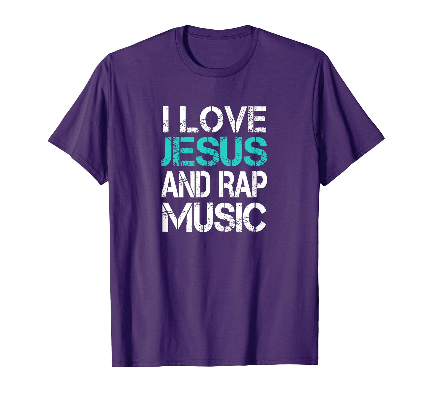 I Love Jesus and Rap Music God Meme Modern Christian Church T-Shirt
