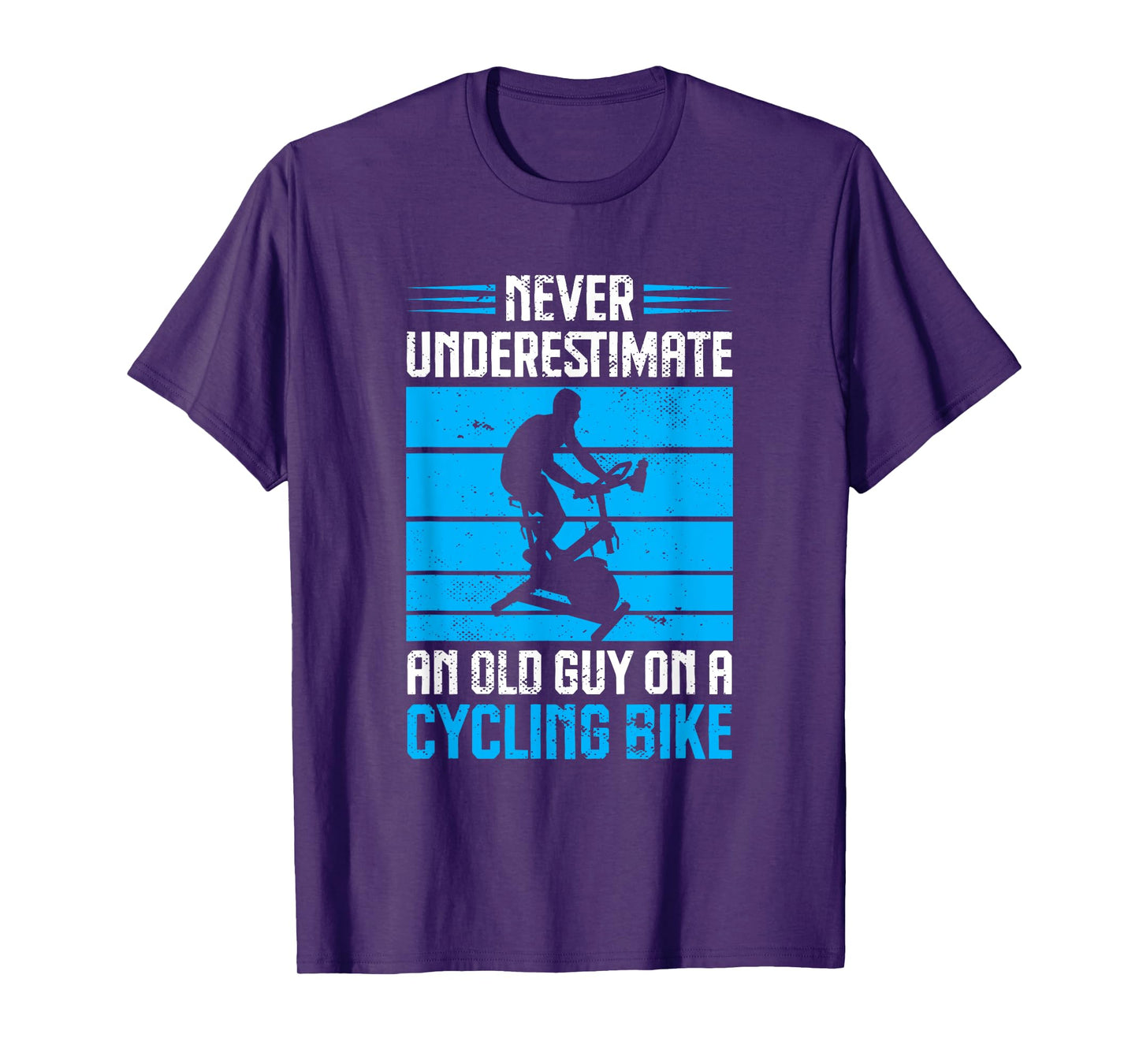 Spinning Class Never underestimate a guy Spin Class Gym T-Shirt