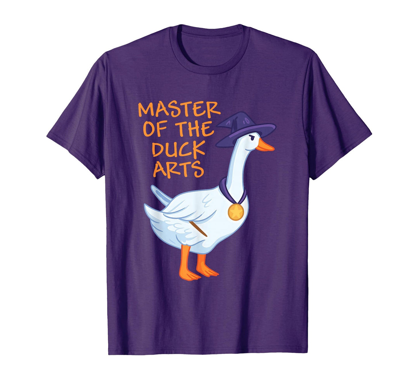 Master of The Duck Arts Silly Goose Witchy Halloween Quote T-Shirt