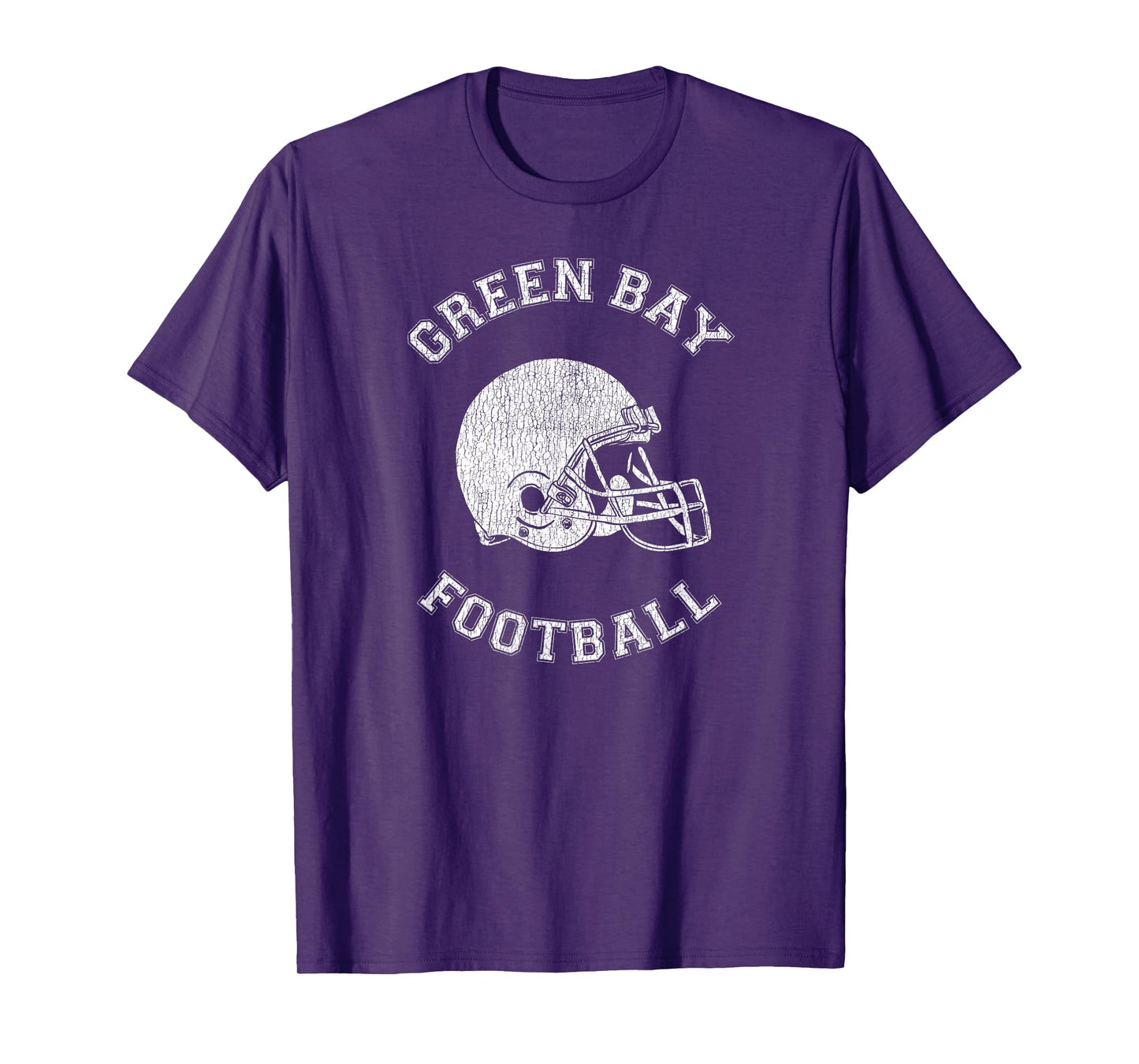 Green Bay Football Distressed 1980's Retro P.E.Dept Style T-Shirt