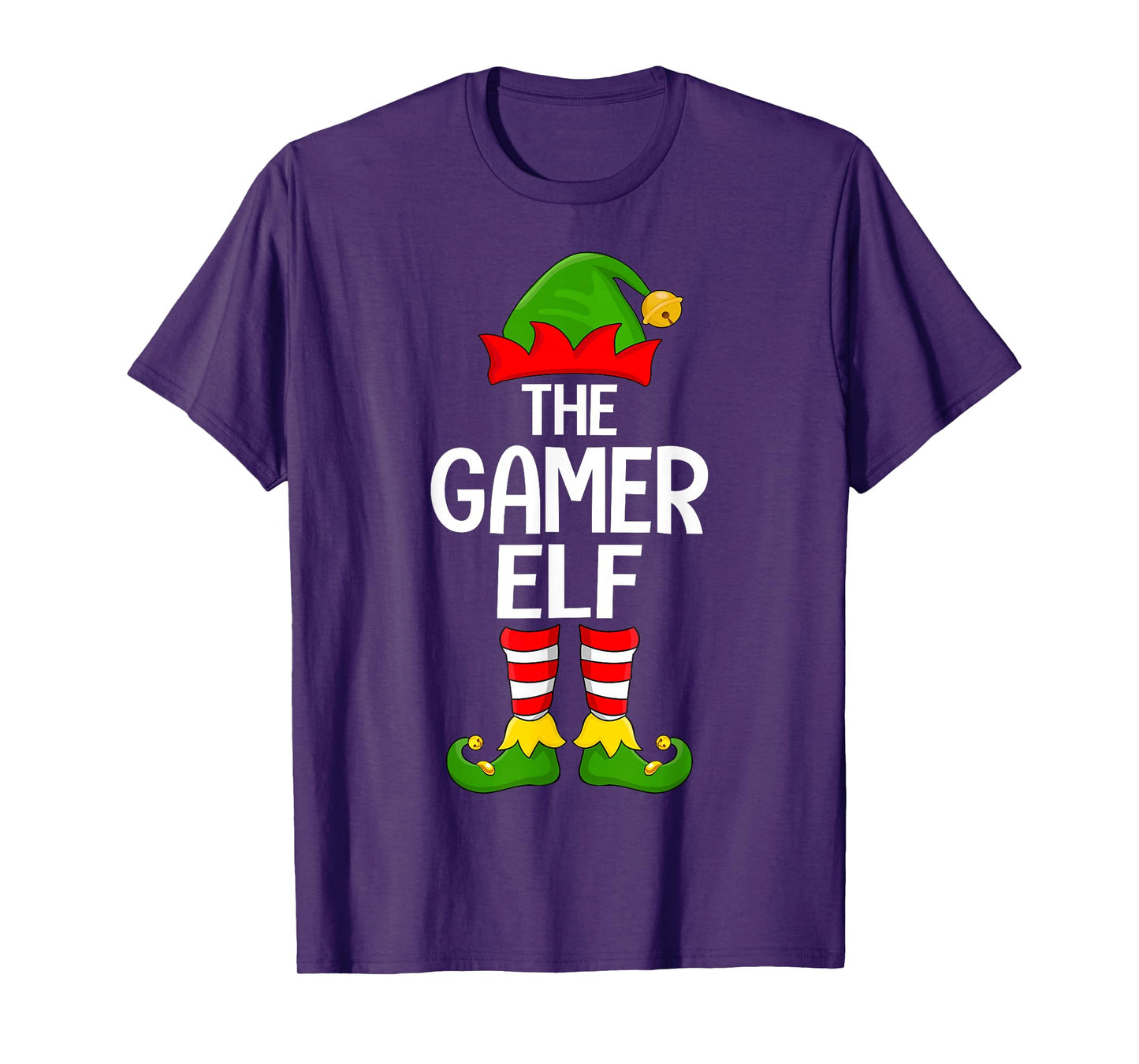 Gamer Elf Xmas Matching Family Gaming Elf Squad Christmas T-Shirt